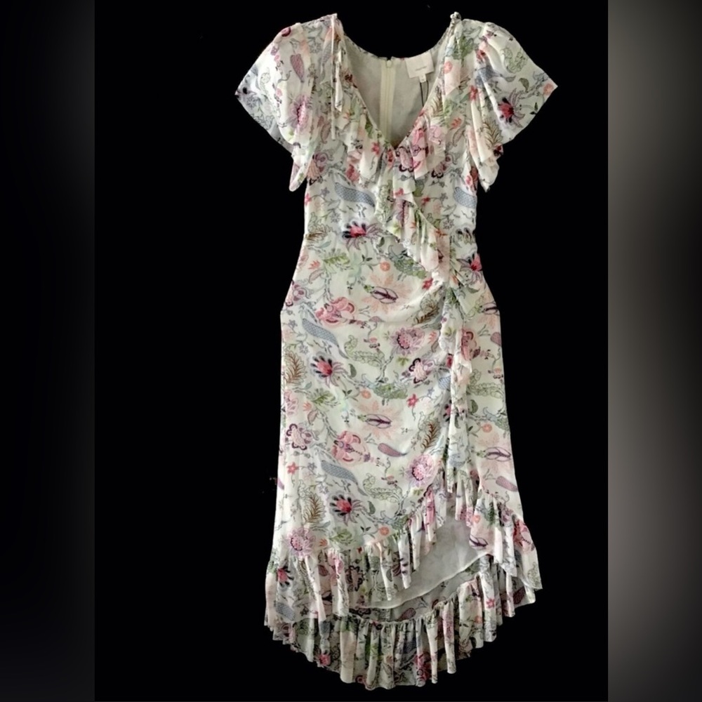 Cinq a Sept Size 6 Midi Floral Dress